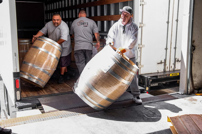 Tony's Valley Express Moving Barrels